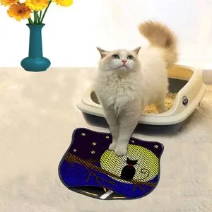 Kdkafa0126 Multicolor Cat Litter Mat