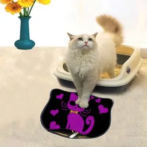 Kdkafa0134 Multicolor Cat Litter Mat
