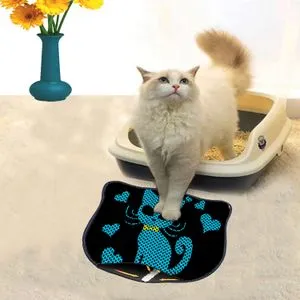 Kdkafa0135 Multicolor Cat Litter Mat