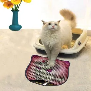 Kdkafa0143 Multicolor Cat Litter Mat