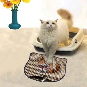 Kdkafa0148 Multicolor Cat Litter Mat