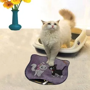 Kdkafa0149 Multicolor Cat Litter Mat