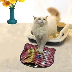 Kdkafa0151 Multicolor Cat Litter Mat