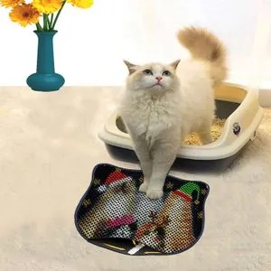 Kdkafa0168 Multicolor Cat Litter Mat