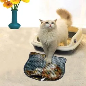 Kdkafa0171 Multicolor Cat Litter Mat