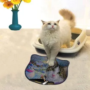 Kdkafa0173 Multicolor Cat Litter Mat