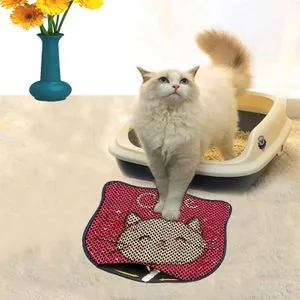 Kdkafa0180 Multicolor Cat Litter Mat