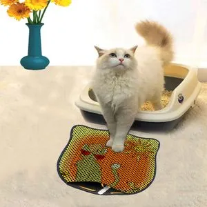 Kdkafa0183 Multicolor Cat Litter Mat