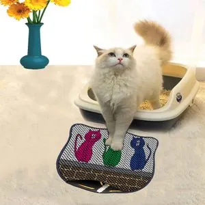 Kdkafa0184 Multicolor Cat Litter Mat