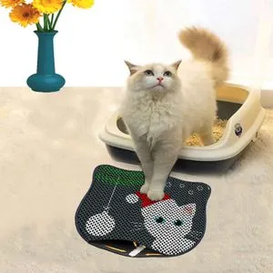 Kdkafa0185 Multicolor Cat Litter Mat