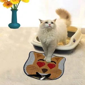 Kdkafa0189 Multicolor Cat Litter Mat