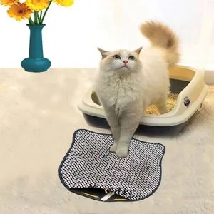 Kdkafa0213 Multicolor Cat Litter Mat