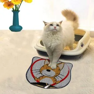 Kdkafa0216 Multicolor Cat Litter Mat