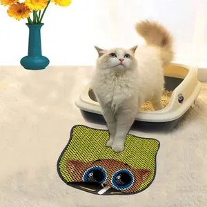 Kdkafa0238 Multicolor Cat Litter Mat