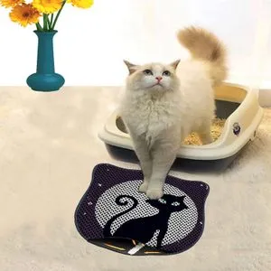 Kdkafa0242 Multicolor Cat Litter Mat