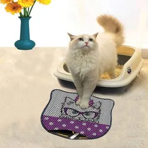 Kdkafa0257 Multicolor Cat Litter Mat