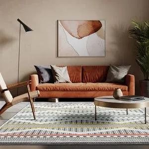 Kece-Fr113 Bela Tepih (80 x 150 cm)