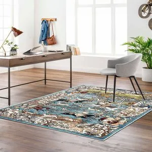 Kece-Fr13 Plavi Tepih (80 x 150 cm)