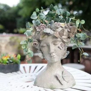 Kelebek - Antique Beige Beige Vase
