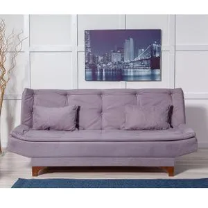 Kelebek - Grey Grey 3-Seat Sofa-Bed