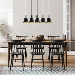 Kem - 6352 Black
Nickel Chandelier