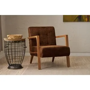 Kemer - Brown Brown Wing Chair
