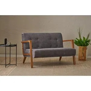 Kemer - Grey Grey 2-Seat Sofa