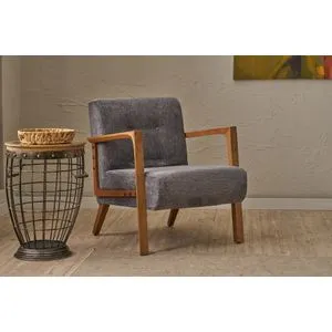 Kemer - Grey Grey Wing Chair