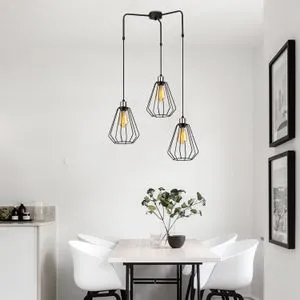 Kese - 4551 Black Chandelier