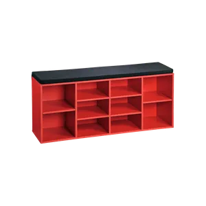 KESPER KSP15983 DRVENI CIPELARNIK CRVENI SA JASTUKOM ZA SEDENJE 103,5X48X29,5CM