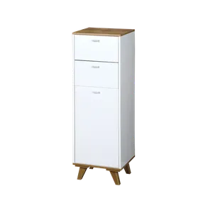 KESPER KSP15992 ORMARIĆ SA 2 LADICE I 1 VRATIMA 32X28X96 CM BELI LAK