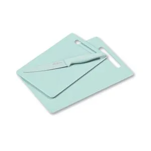 KESPER KSP30495 KUHINJSKI SET 2 DASKE ZA SEČENJE + NOŽ 12.5CM MINT BOJE