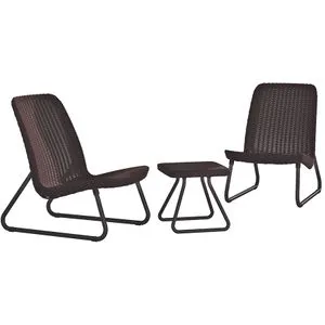 Keter balkonski set Rio Patio, braon