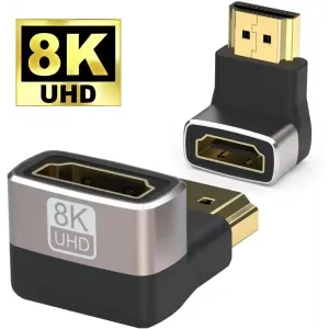 Kettz 8K HA-K908 HDMI adapter ugaoni 90°