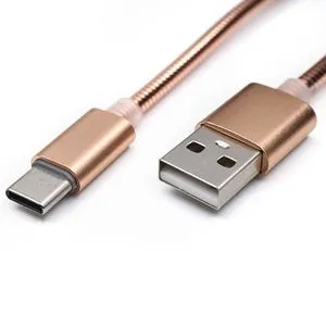 KETTZ  kabl usb metalni TYPE C 1m Pink CAB-K010