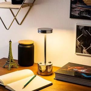 Keyf - 13394 Chrome Table Lamp