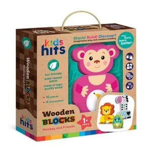 Kids Hits Drvene Kockice Majmun  I Drugari