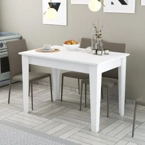 Kiev 510 - White White Kitchen Table
