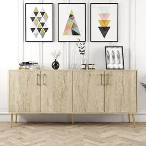 Kiev - Travertine Konsola