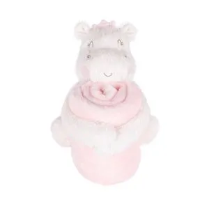 Kikka Boo Bebi ćebence sa plišanom igračkom 70x100 Hippo Dreams