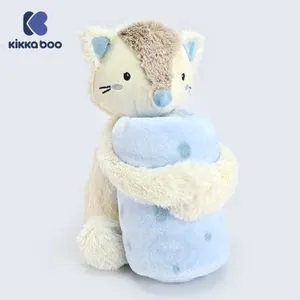 Kikka Boo Bebi ćebence sa plišanom igračkom 70x100 Little Fox