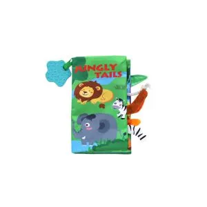 Kikka Boo Edukativna knjiga Jungly Tails sa glodalicom