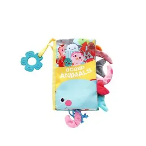 Kikka Boo Edukativna knjiga Ocean Animals sa glodalicom