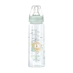 Kikka Boo Flašica staklena Savanna 240ml Mint