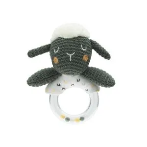 Kikka Boo Igračka plišana zvečka Sleepy Sheep