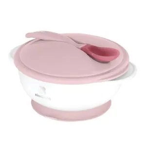 Kikka Boo Činija sa termoosetljivom kašičicom Pink