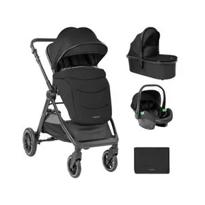 Kikka Boo Kolica Ava 3in1 set sa I-SIZE auto sedištem i tvrdom korpom Black
