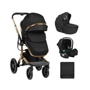 Kikka Boo Kolica Irene premium 3in1 set sa I-SIZE auto sedištem i tvrdom korpom Black