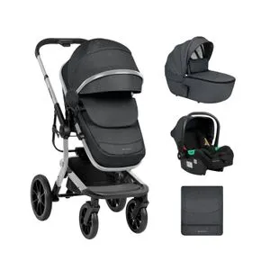 Kikka Boo Kolica Irene premium 3in1 set sa I-SIZE auto sedištem i tvrdom korpom Dark Grey