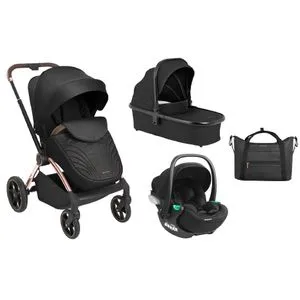 Kikka Boo Kolica Kara 3in1 premium set sa auto sedištem I-Trail I-size i tvrdom korpom Black
